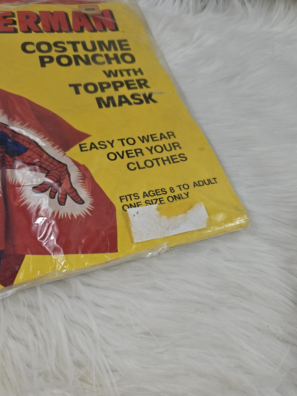 1986 - Ben Cooper Spider-Man Costume & Mask Halloween Marvel Super Hero