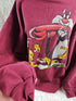 Vintage Looney Tunes Tweety Sylvester Autumn Fall Crewneck Sweatshirt Large/XL