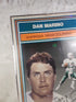 Super Rare Dan Marino Signed Framed 36 x 24in Miami Dolphins Photo 696/5000