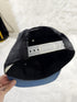 1990s - Warner Bros Space Jam Snapback Hat Black Blue Metallic Logo