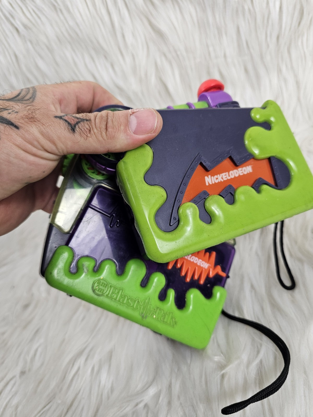 1990s - Super Rare Vintage  Nickelodeon Blast Pak Cassette Player