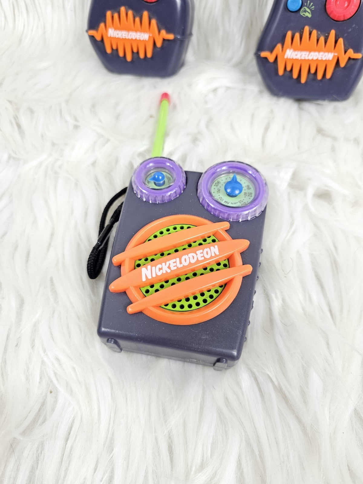 1999 - Nickelodeon Walkie Talkie NIGHT TALKER Flashlight + Pocket Blaster - RARE