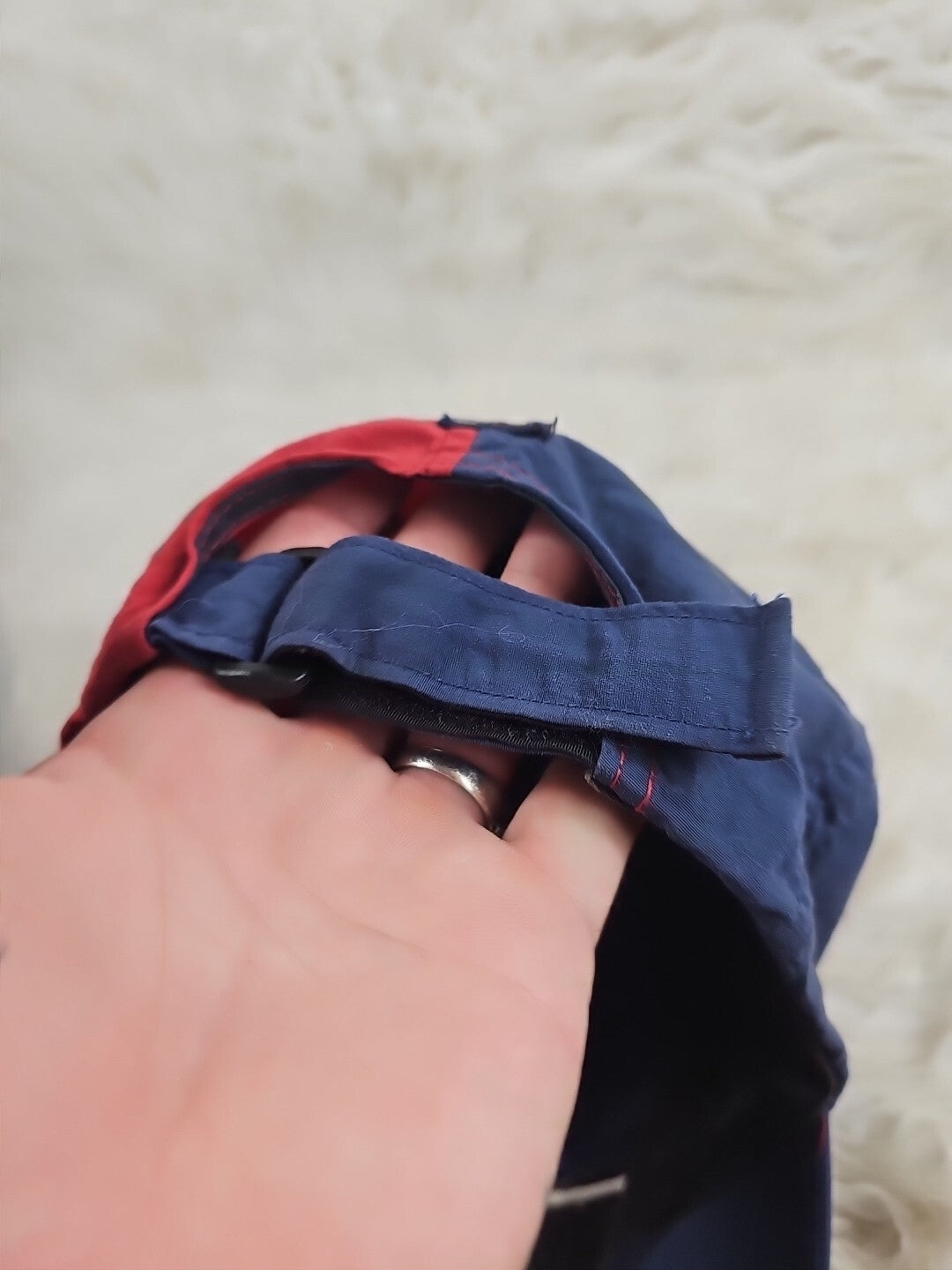 Super Rare Vintage Tommy Hilfiger Expedition Outfitters HAT - Red And Blue
