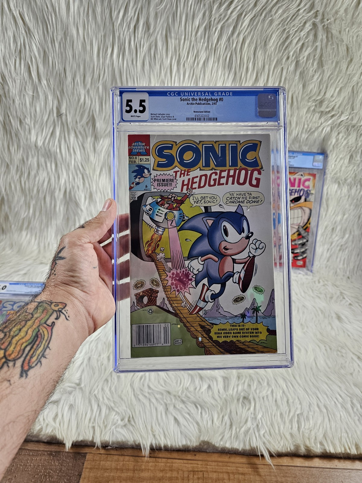 1993 - Archie Comics: Sonic the Hedgehog 0, 1, and 25 CGC Grading