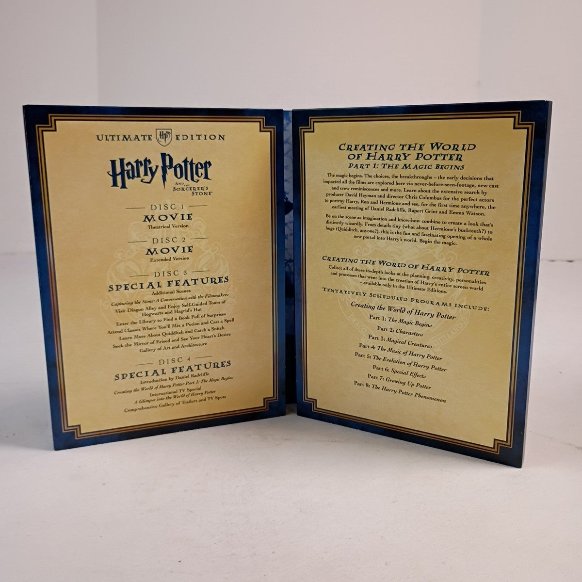 2009 – Harry Potter and the Sorcerer’s Stone 4-Disc Ultimate Edition DVD Set (Widescreen)