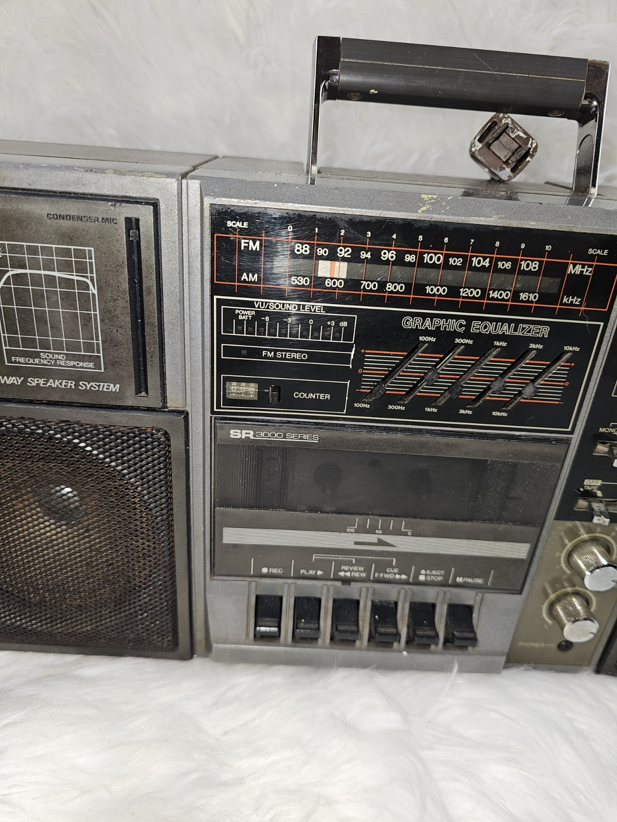 Sears SR 3000 Series Model 564.21932450 Boombox Cassette AM/FM Stereo