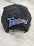 1990s - Warner Bros Space Jam Snapback Hat Black Blue Metallic Logo