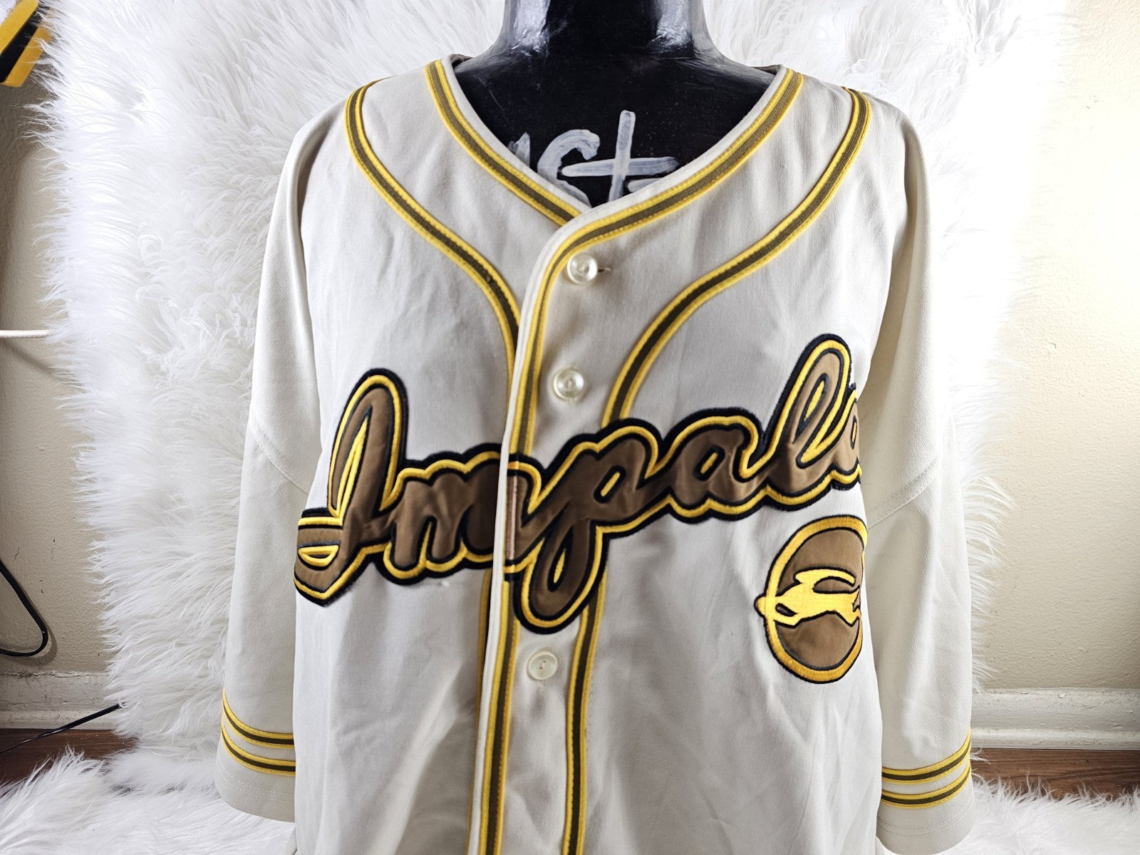 2000s - LXR Impala  Y2K Baseball Jersey XXXL Long Shirt - RARE