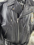 Rare Vintage Gadabout Men's Black Leather Motorcycle/Biker Jacket Size 52 NYPD