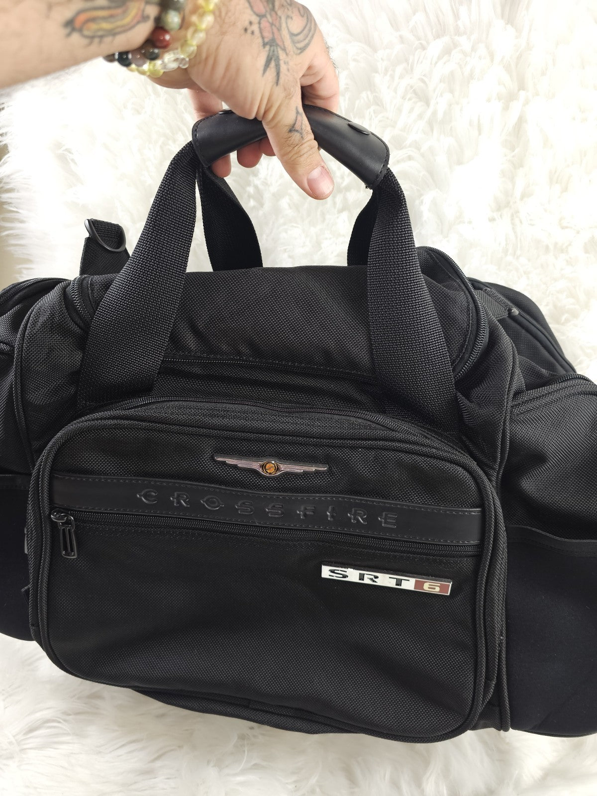 Chrysler SRT 6 Crossfire Touring Gear Shoulder Carry-On Travel Bag | Excellent