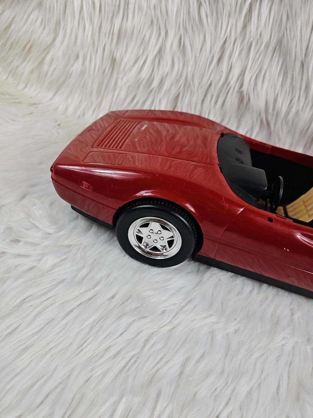 1986 -  Mattel: Red Hot Barbie Red Ferrari Convertible #3136, 21 in