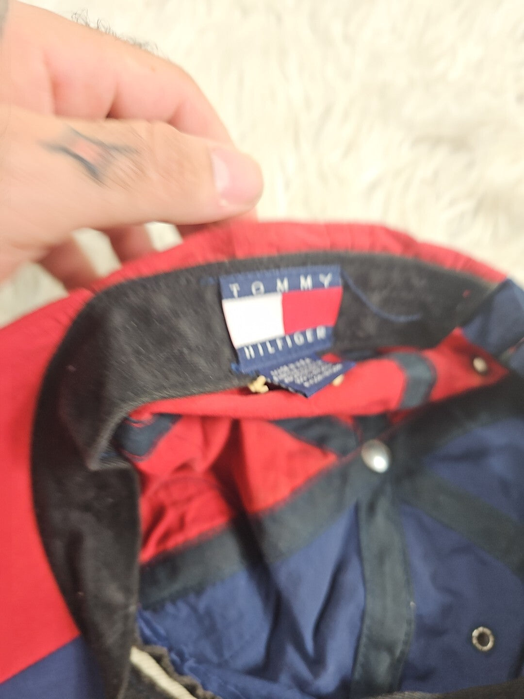 Super Rare Vintage Tommy Hilfiger Expedition Outfitters HAT - Red And Blue