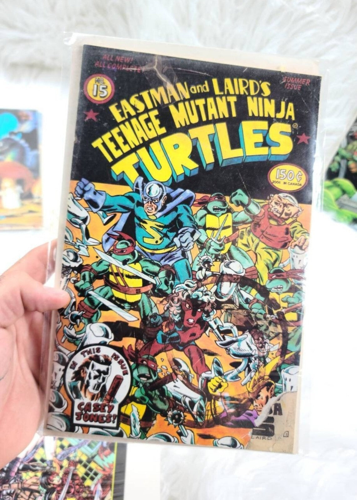 Vintage - Eastman and Laird's Teenage Mutant Ninja Turtles #15 and The Savage Drag