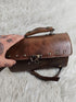 Vintage JHC Christian Charles Rare Brown Leather Attache Coach Messenger Bag