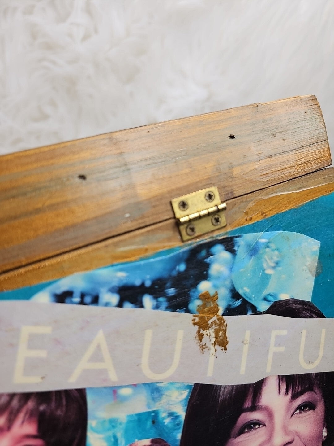 1990s - Homemade Oprah Winfrey Storage Trinket Box