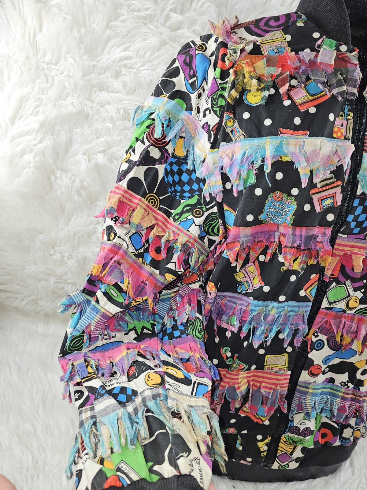 vintage paula sweet 花柄 ジャケット 1990s - Paula Sweet Muslin Mink Floral Jacket Size Medium