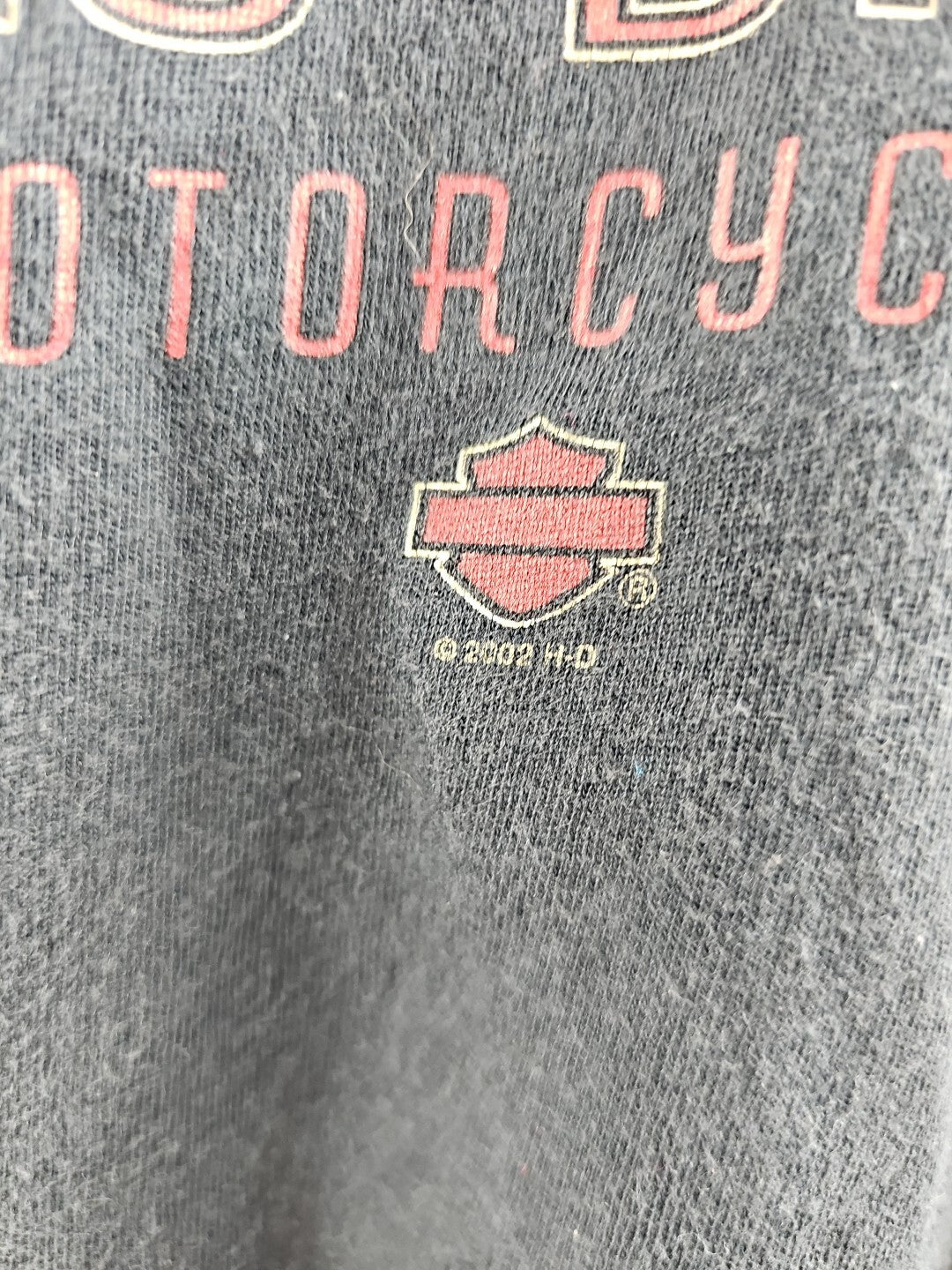 2002 - HARLEY DAVIDSON T Shirt  Indiana USA Size XL Motorcycle Biker Shirt