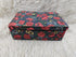 Vintage Unbranded Jewelry Trinket Box Floral Cotton Fabric