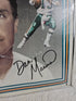 Super Rare Dan Marino Signed Framed 36 x 24in Miami Dolphins Photo 696/5000
