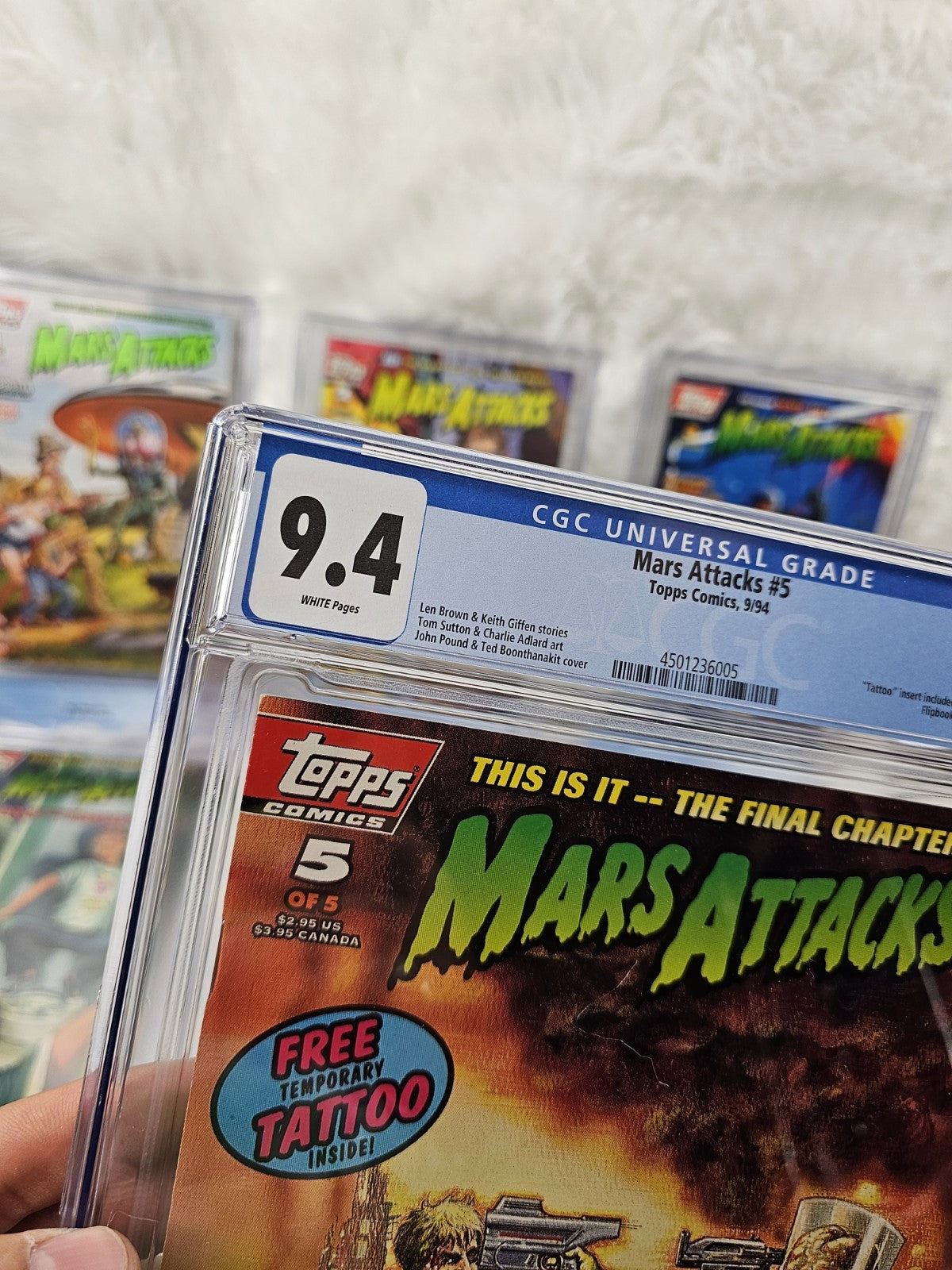 Vintage - 6 Mint Mars Attacks 1-5 CGC Comic Book + Special Edition