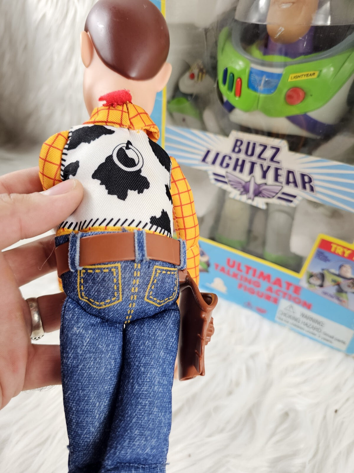1995 - Toy Story Buzz Lightyear Ultimate Talking Figure And Modern Woody