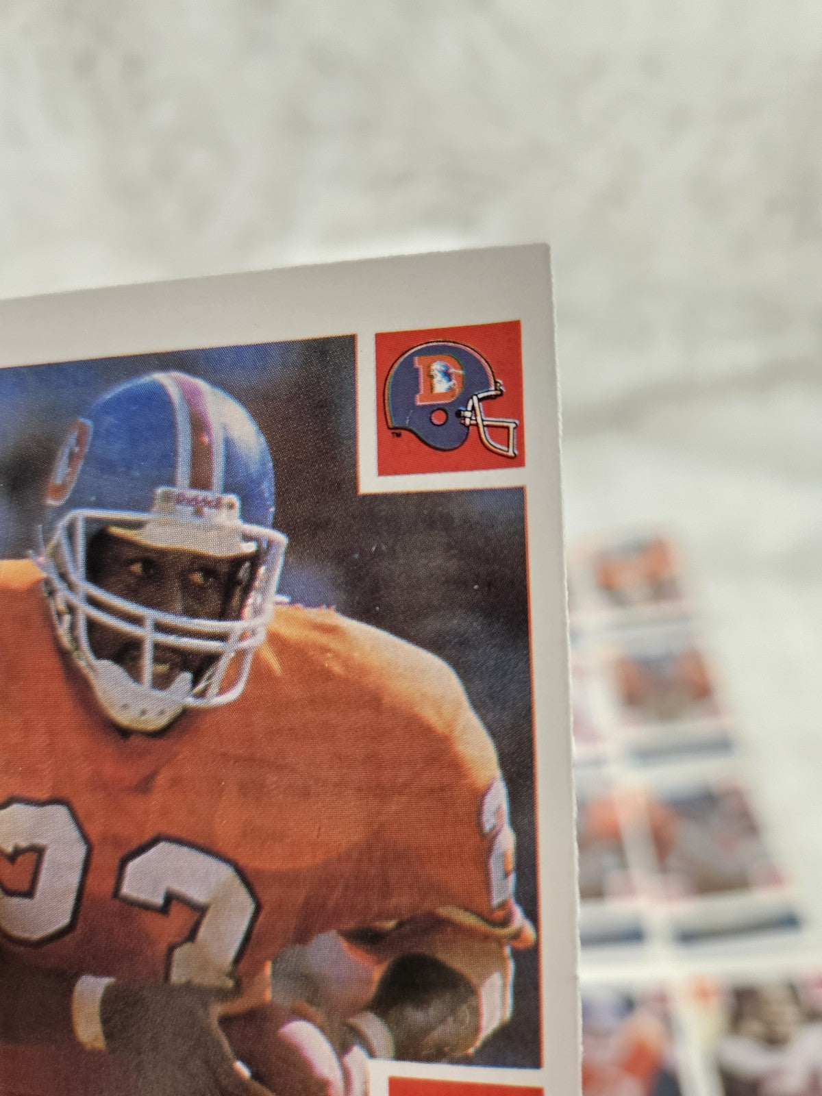 1986 - McDonald's Cards Denver Broncos Set of (24) Blue Tab - Unscratched MINT CONDITION