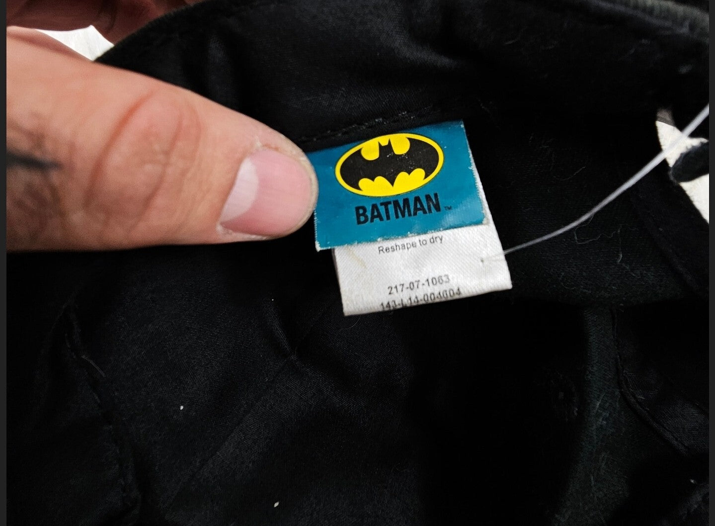1991 - Batman and The Flash Snapback Hat, Yellow Black