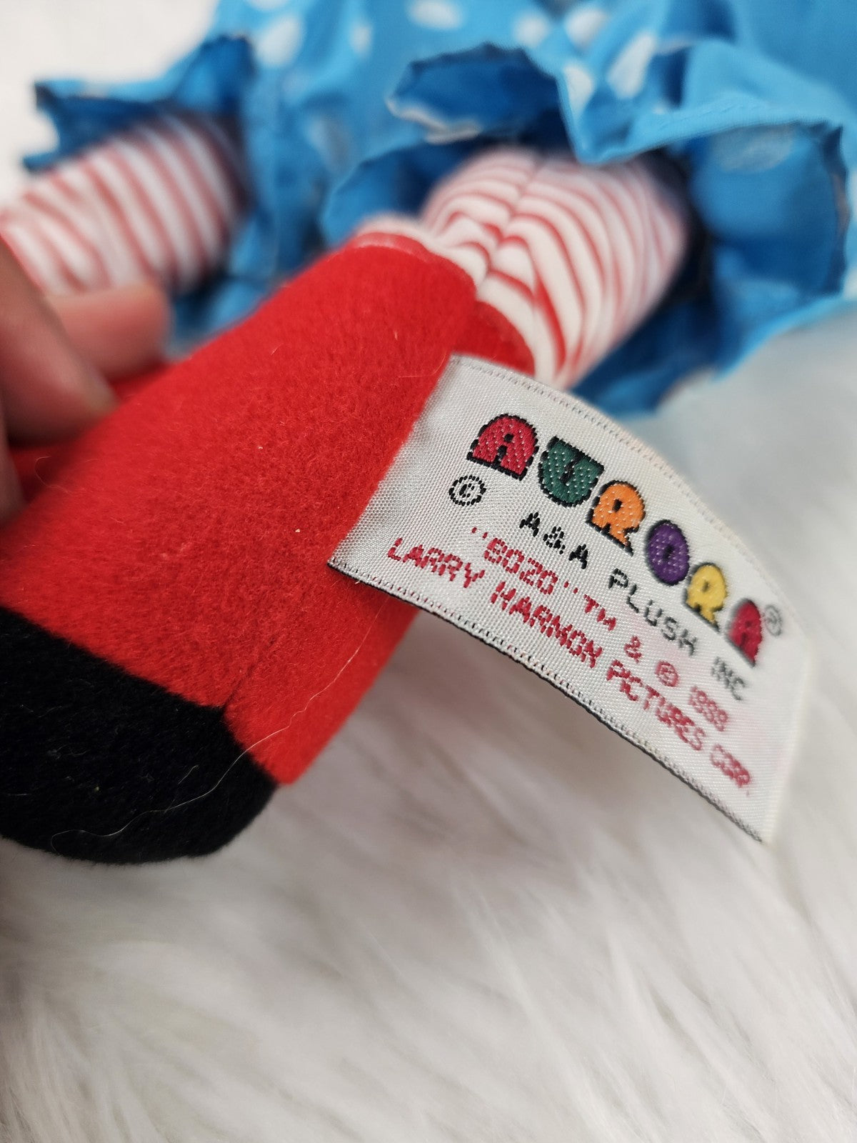 1999 - Bozo The Clown Vintage Large 19" Aurora Larry Harmon Doll No Sound