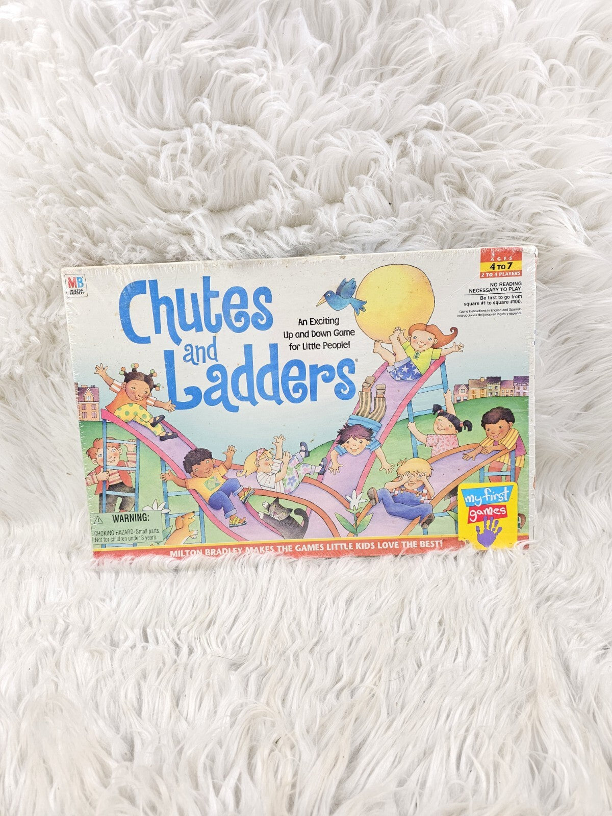 Vintage CHUTES and LADDERS 1998 Milton Bradley Board Game SEALED