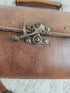 Vintage JHC Christian Charles Rare Brown Leather Attache Coach Messenger Bag