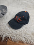 Vintage Rare Y2K Guatemala Hooters Harley H2  Baseball Cap Hat - Black Orange