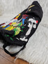 Vintage Looney Tunes WB Backpack Bag Black 90s y2K All Characters Toon Squad