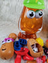 2 Vintage Mr. Potato Head Large 14" Storage Container Rare Disney Pieces 99/01