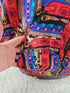 90s/80s - Funky Colorful EVR Windbreaker Jacket Large