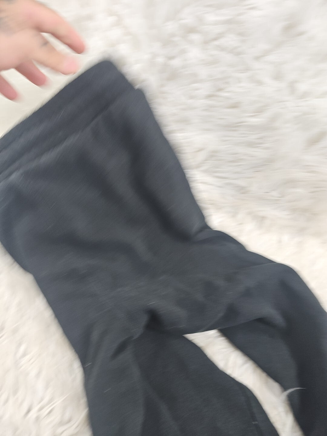 Vintage Fila Pants Kids Large Boys Black Jogger Sweatpants