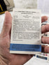 1986 - McDonald's Cards Cards NFL Chicago Bears Superbowl (24) Blue Tab Unscratched MINT