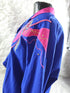 Vintage Super Lite Blue/Pink Windbreaker like jacket - Embroidery and Beaded