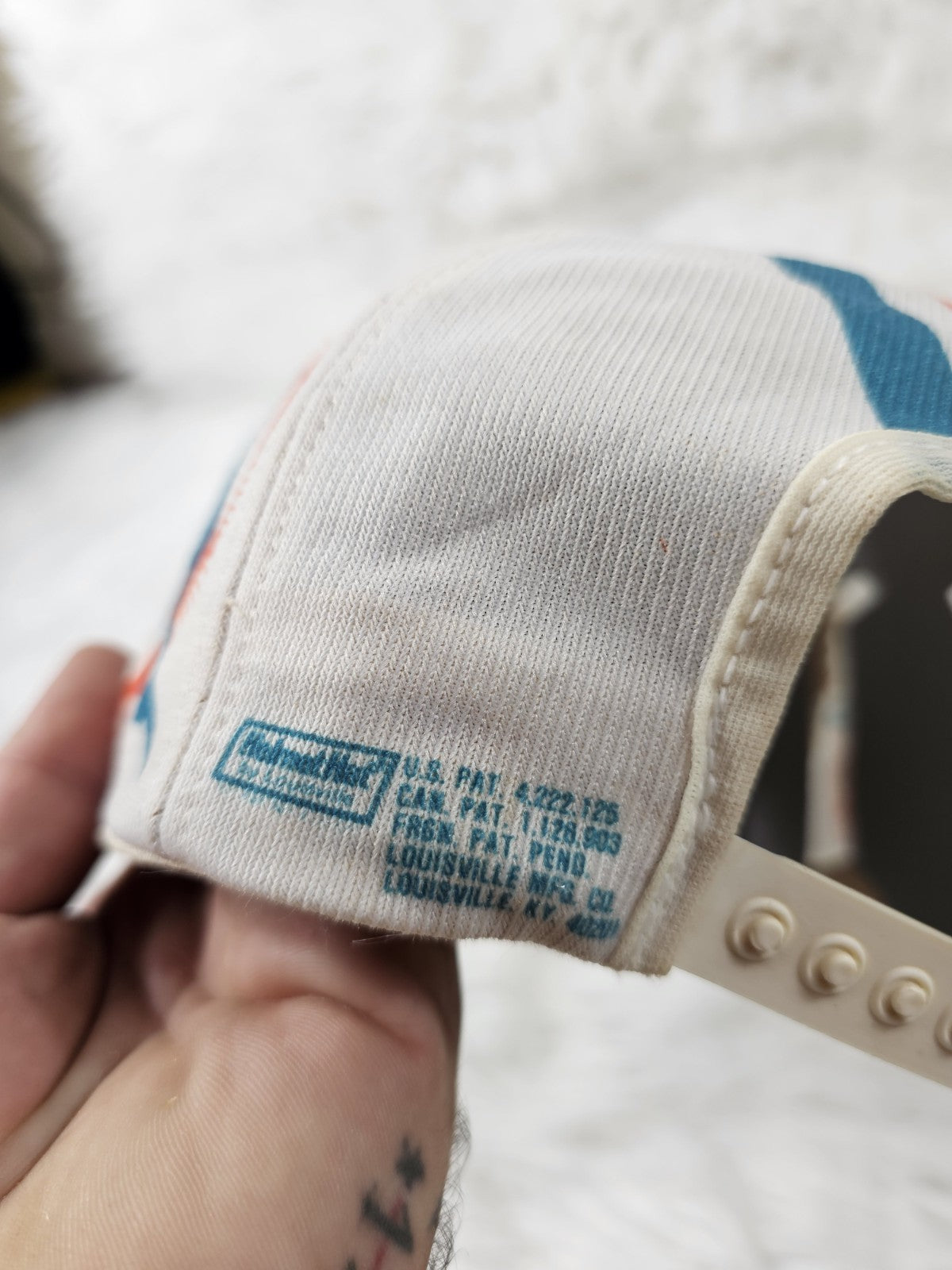 Vintage 80s Rare Miami Dolphins Helmet Hat Snapback Cap Louisville Mfg