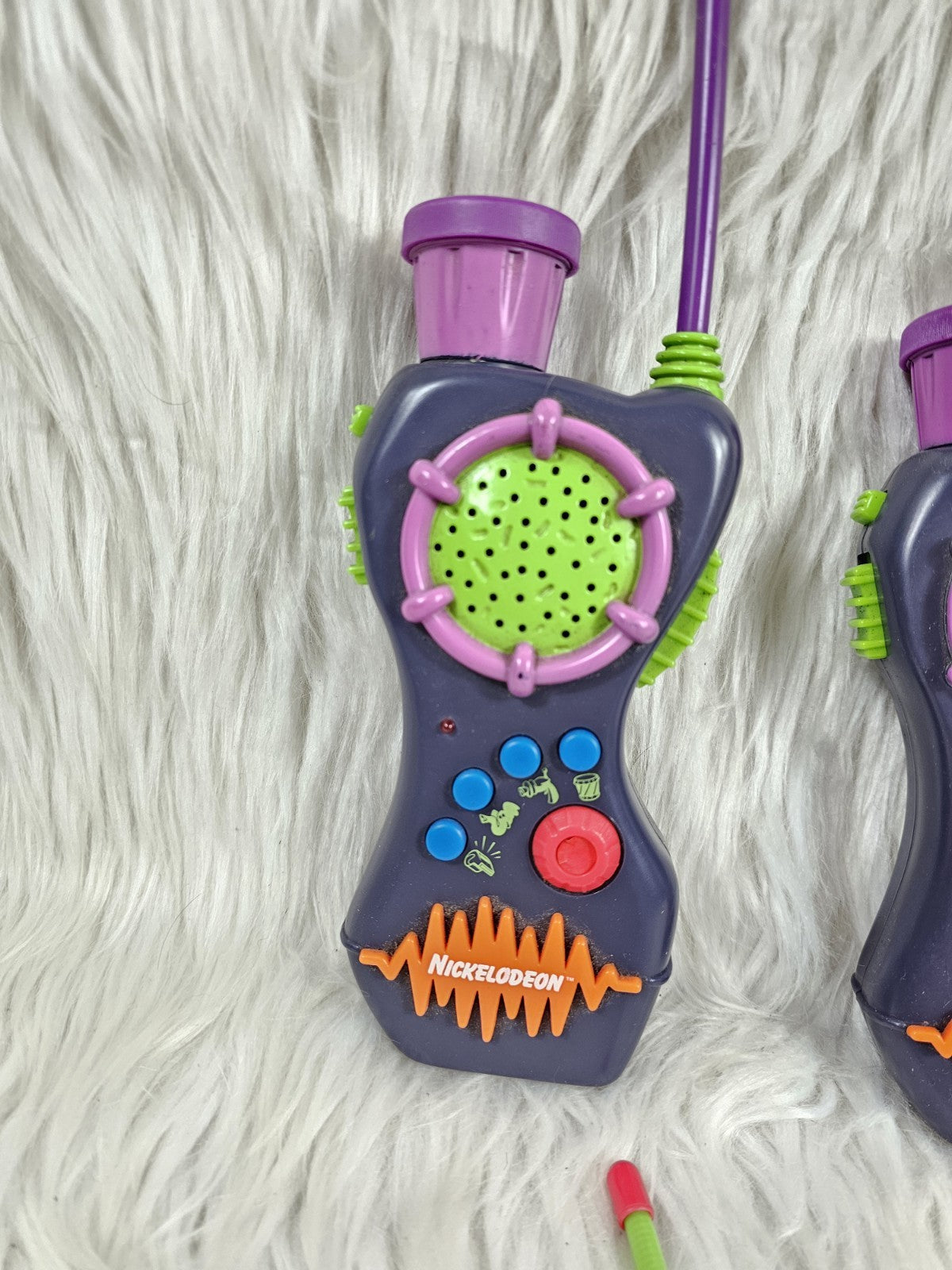 1999 - Nickelodeon Walkie Talkie NIGHT TALKER Flashlight + Pocket Blaster - RARE