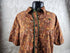 Rare Disney Cast Member Animal Kingdom All Over Safari Print Uniform Shirt XL