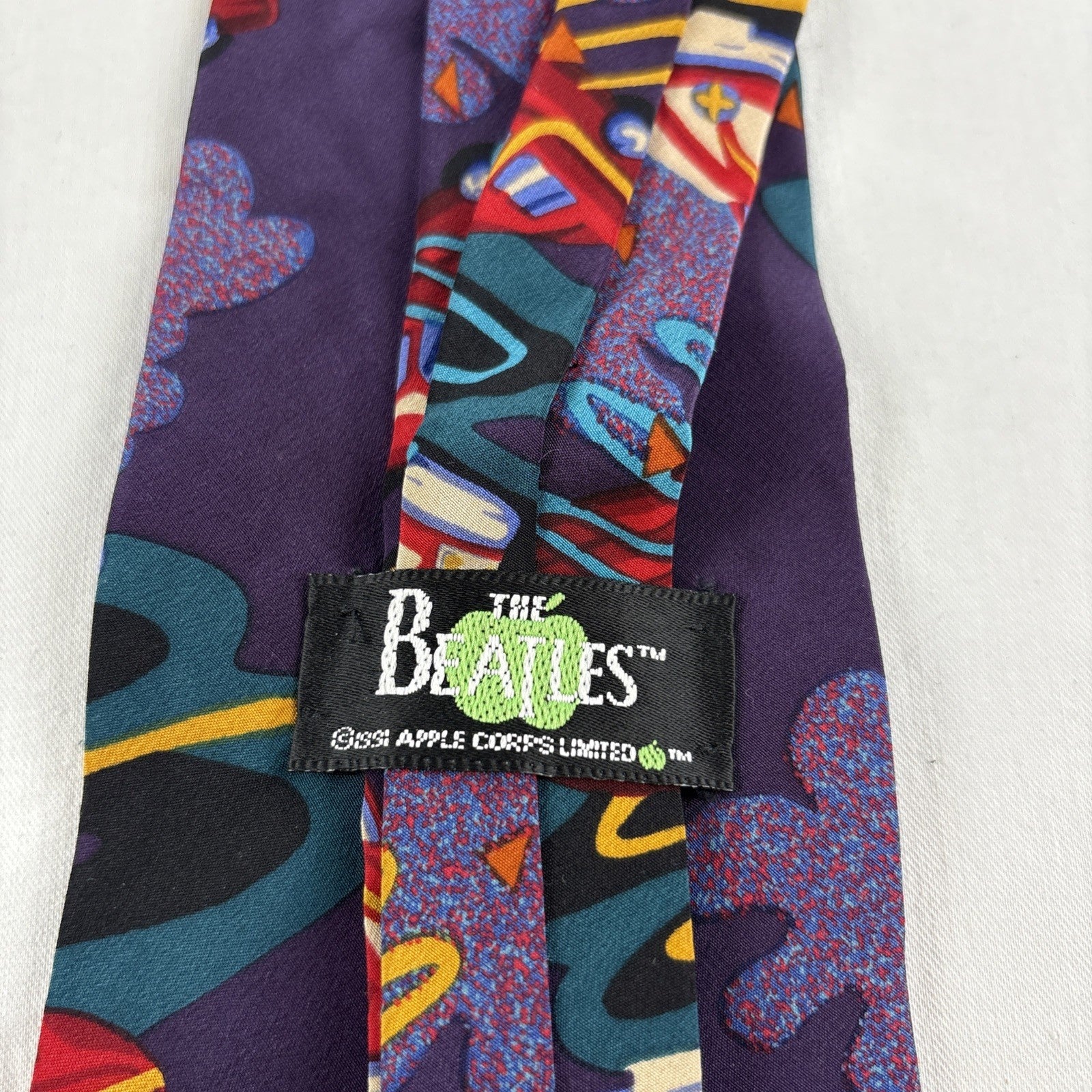 1990s - Beatles Drive My Car & Mystery Tour 54” Silk Ties