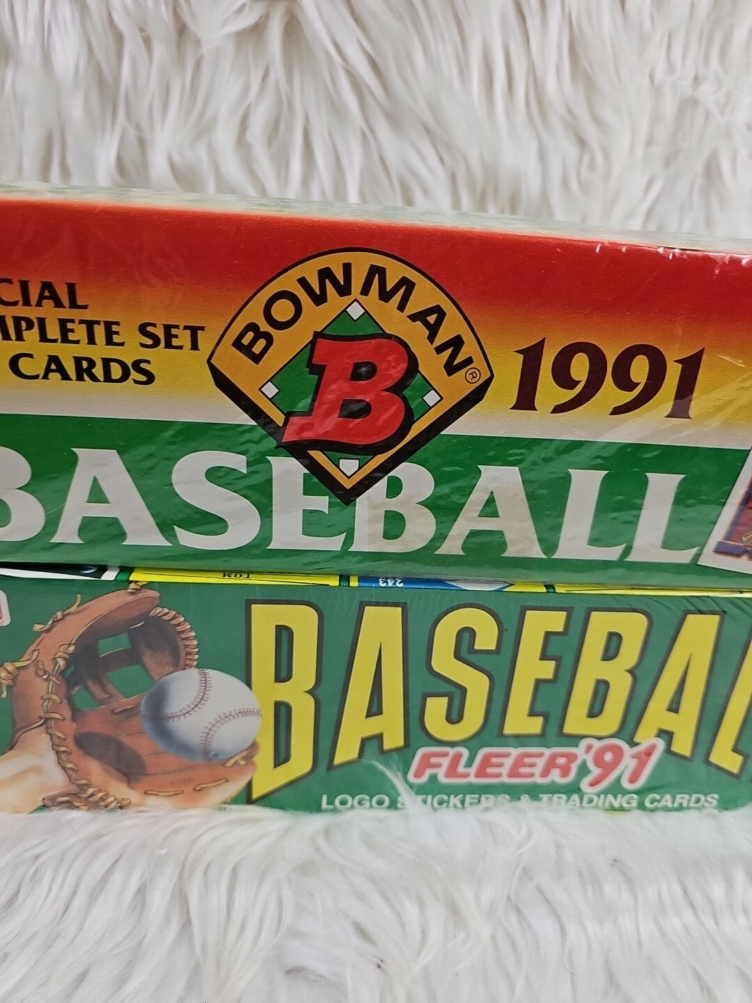 1991 - Fleer + Topps Baseball Card Set Cards & Stickers Cards
