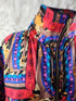 90s/80s - Funky Colorful EVR Windbreaker Jacket Large