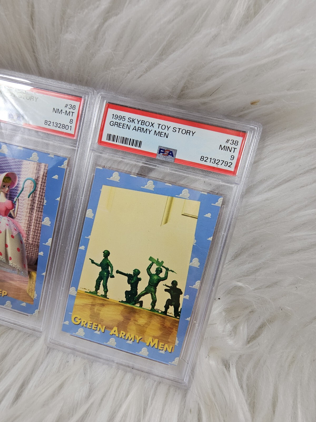 1995 - 6 Skybox Toy Story Trading Cards PSA - Mint 8-9 Buzz Lightyear- Woo