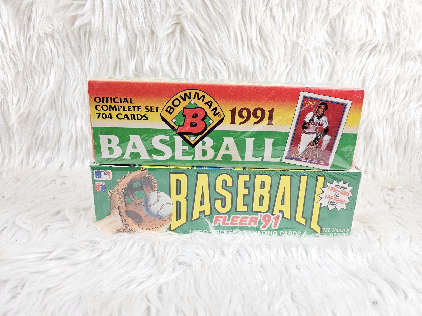 1991 - Fleer + Topps Baseball Card Set Cards & Stickers Cards