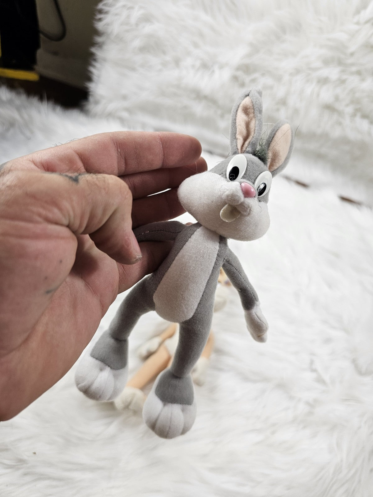 1990s - Warner Bros Lola Rabbit And Bugs Bunny - Looney Tunes Plush Toys