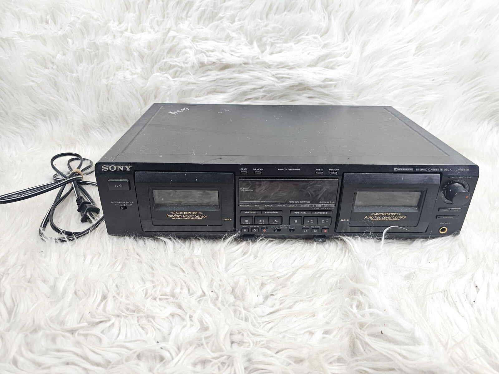 Sony Stereo Rare Cassette Deck TC-WE625 Dual Cassette, Auto Record