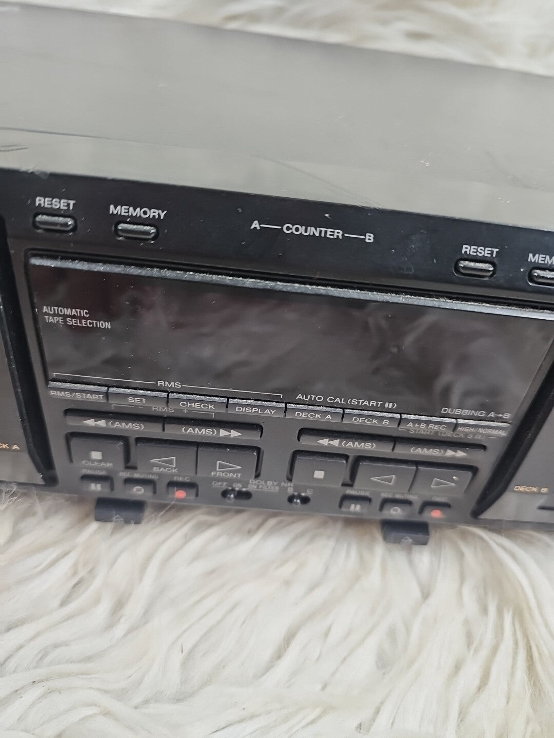 Sony Stereo Rare Cassette Deck TC-WE625 Dual Cassette, Auto Record