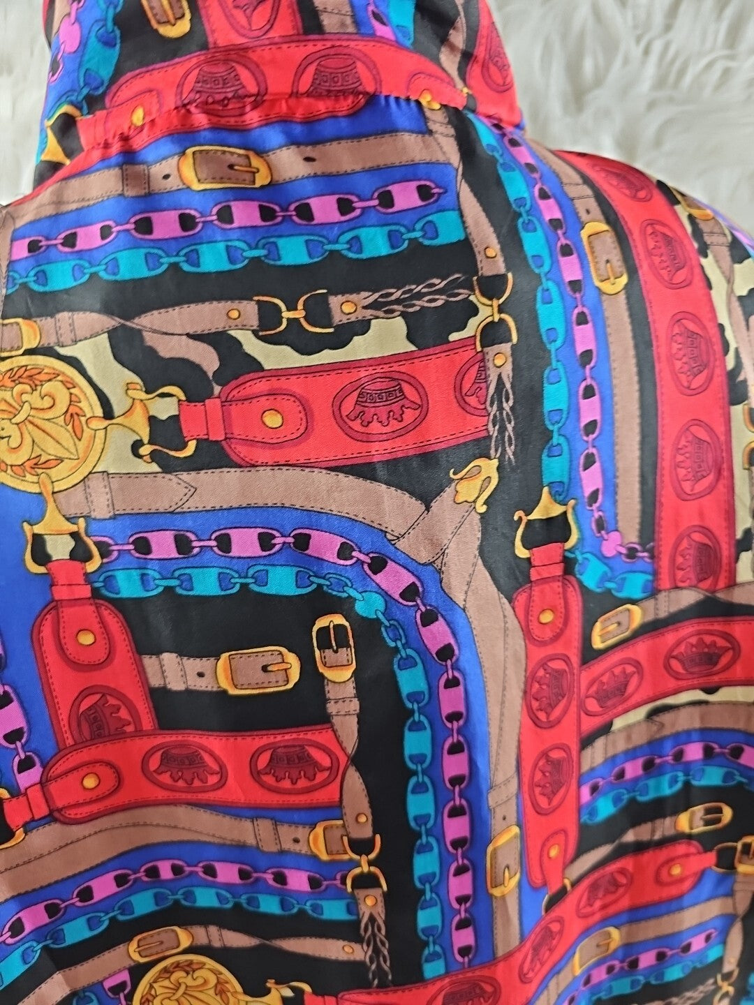 90s/80s - Funky Colorful EVR Windbreaker Jacket Large