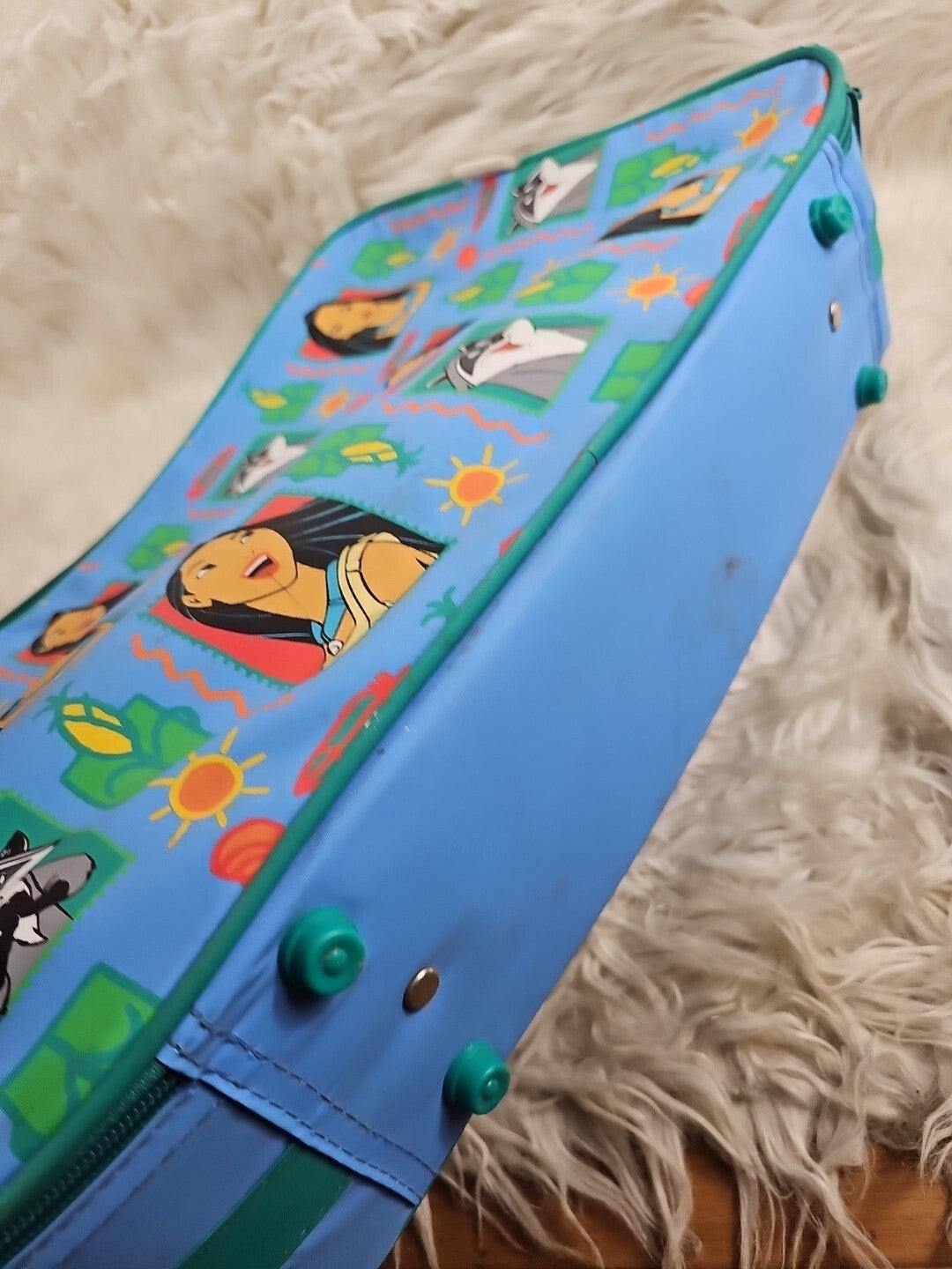 1990s - Disney Pocahontas Bundle: Suitcase, Plush, and Working Music Box